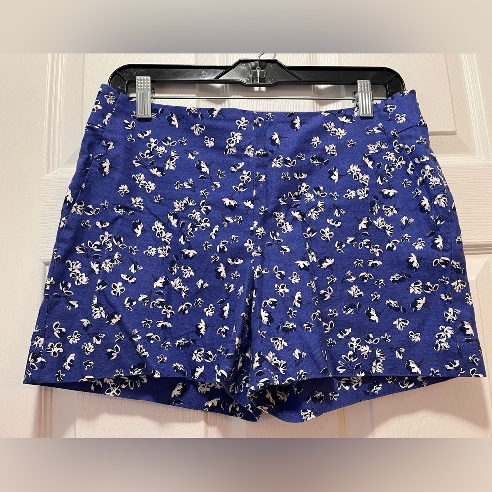 Banana Republic Blue Floral Shorts